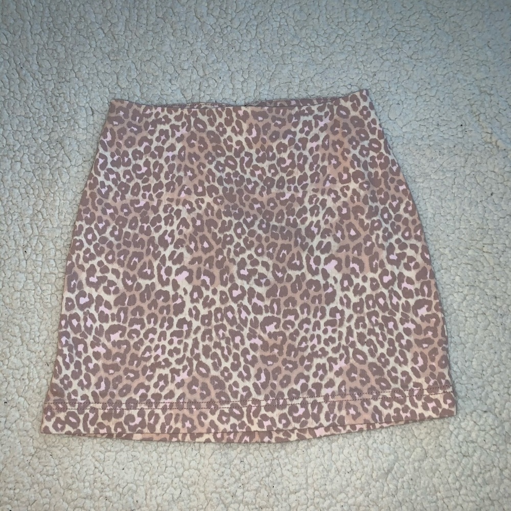 pink cheetah skirt